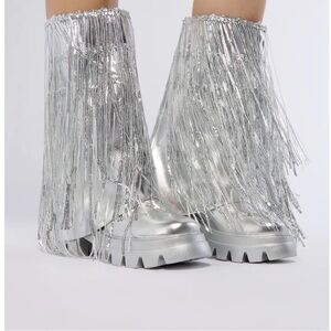 Azalea Wang Cyndra Fringe Boot